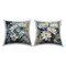 Modeled Daisy Bundles 2 PC Outdoor Printed Pillow Set Design by Yuri Khrushch, 18 x 7 x 18